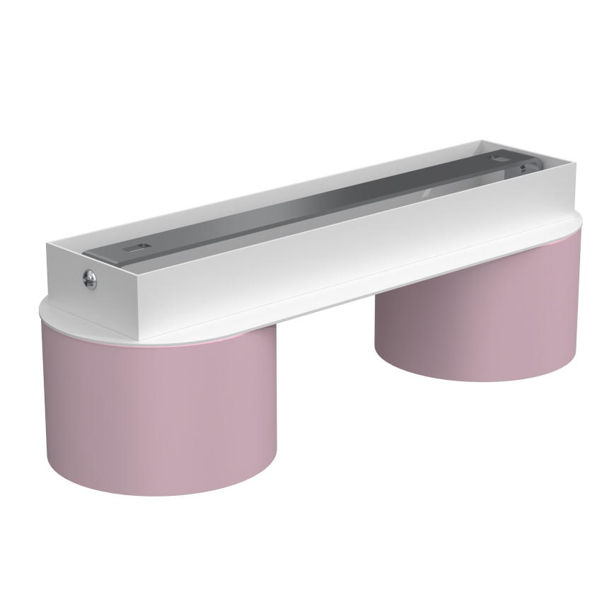 Plafón DIXIE 2xGX53/11W/230V rosa
