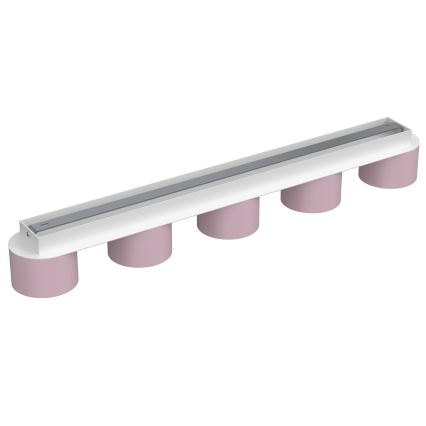 Plafón DIXIE 5xGX53/11W/230V rosa