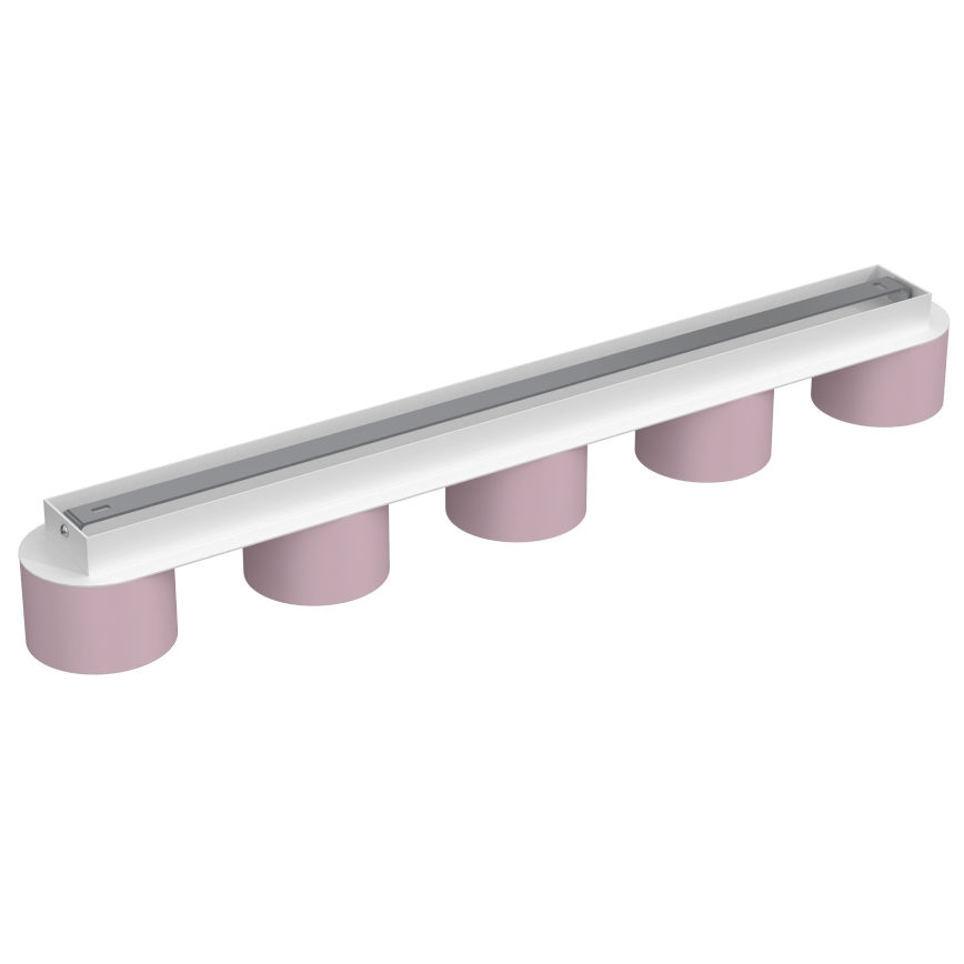 Plafón DIXIE 5xGX53/11W/230V rosa