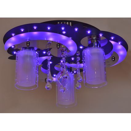 Plafón EL ROSARIO 3xE27/15W/230V+LED
