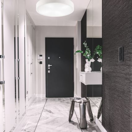 Plafón EVELINA 4xE27/60W/230V blanco