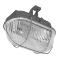 Plafón exterior OVAL 1xE27/60W/230V gris IP44