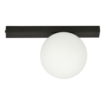 Plafón FIT 1xE14/10W/230V negro/blanco