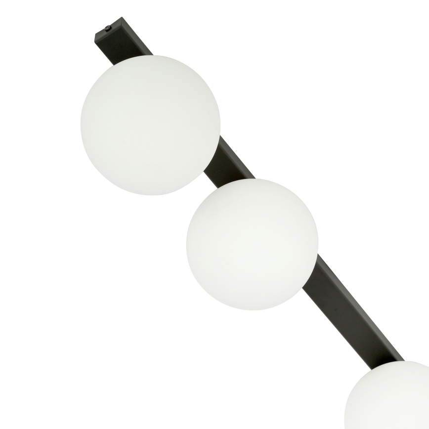 Plafón FIT 3xE14/10W/230V negro/blanco