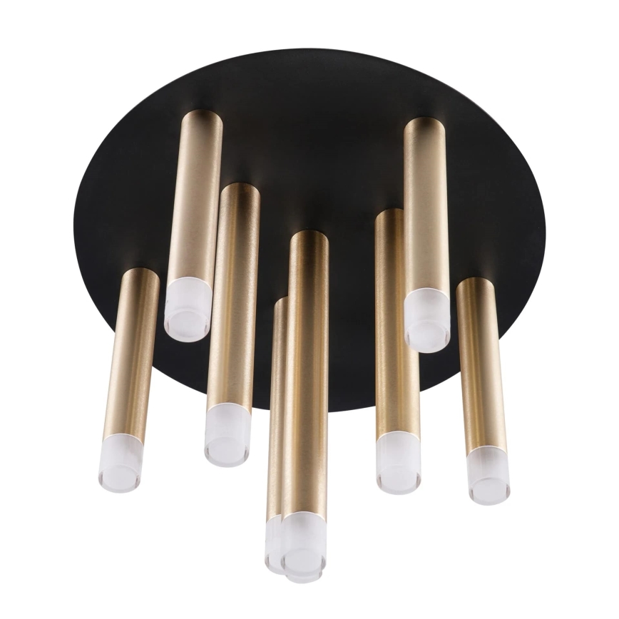 Plafón GLAM 9xG9/8W/230V dorado