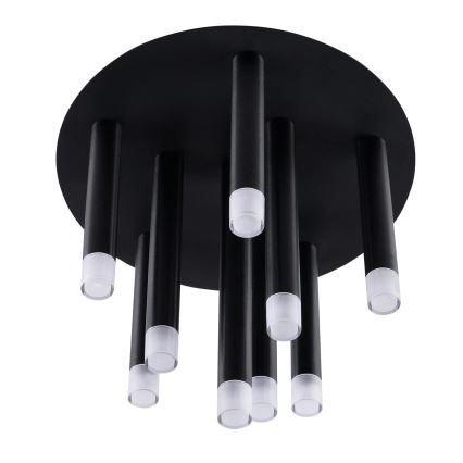 Plafón GLAM 9xG9/8W/230V negro