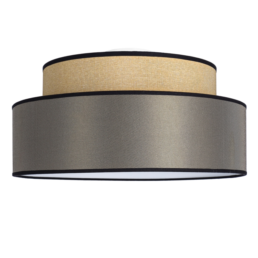 Plafón GRACE 1xE27/60W/230V beige/marrón