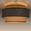 Plafón GRACE 1xE27/60W/230V beige/marrón