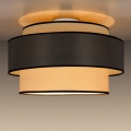 Plafón GRACE 1xE27/60W/230V color crema/gris