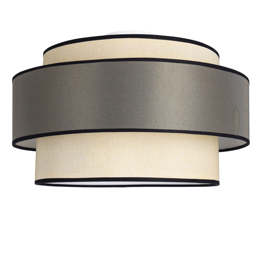 Plafón GRACE 1xE27/60W/230V color crema/gris