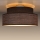 Plafón GRACE 1xE27/60W/230V marrón/beige