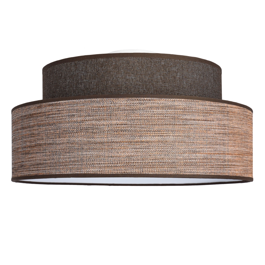 Plafón GRACE 1xE27/60W/230V marrón/beige
