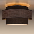Plafón GRACE 1xE27/60W/230V marrón/beige