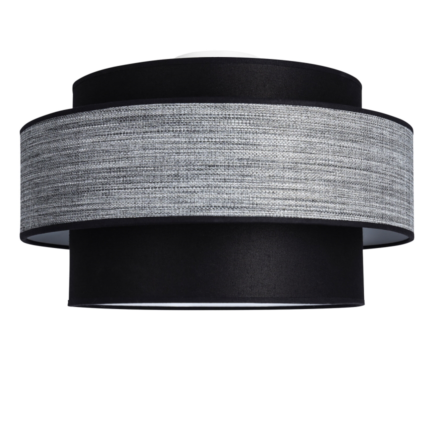 Plafón GRACE 1xE27/60W/230V negro/gris