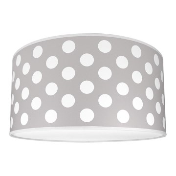 Plafón infantil DOTS GREY 2xE27/60W/230V gris