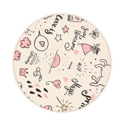 Plafón infantil KIDDY 2xE27/40W/230V beige/rosa