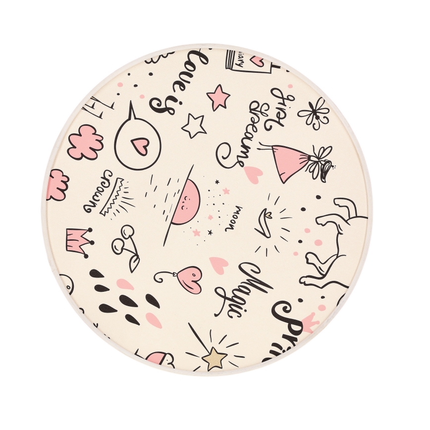 Plafón infantil KIDDY 2xE27/40W/230V beige/rosa