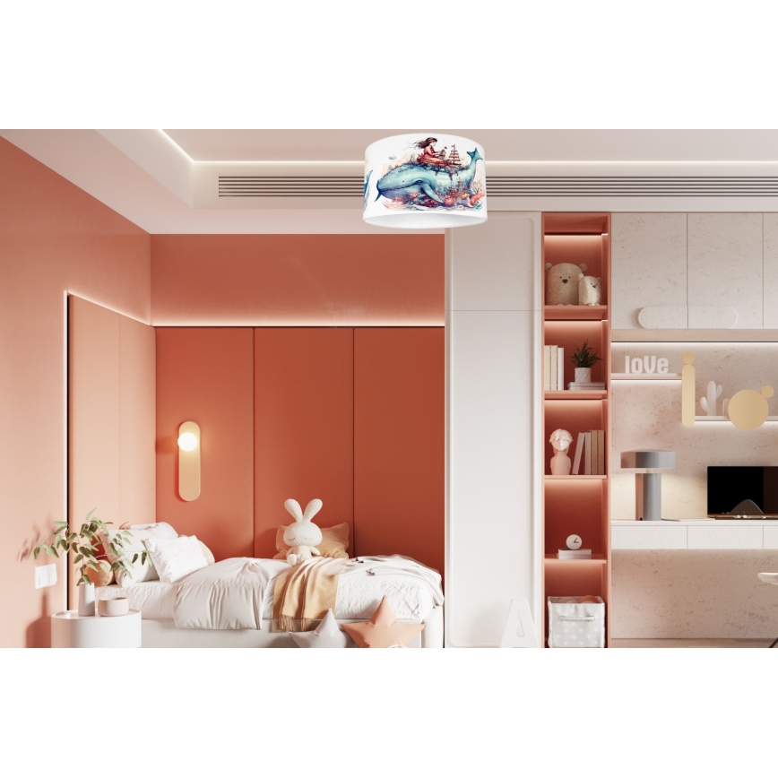 Plafón infantil OCEAN 1xE27/60W/230V