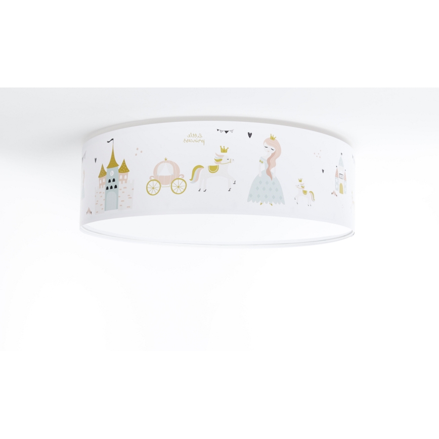 Plafón infantil SWEET DREAMS 2xE27/60W/230V diá. 40 cm