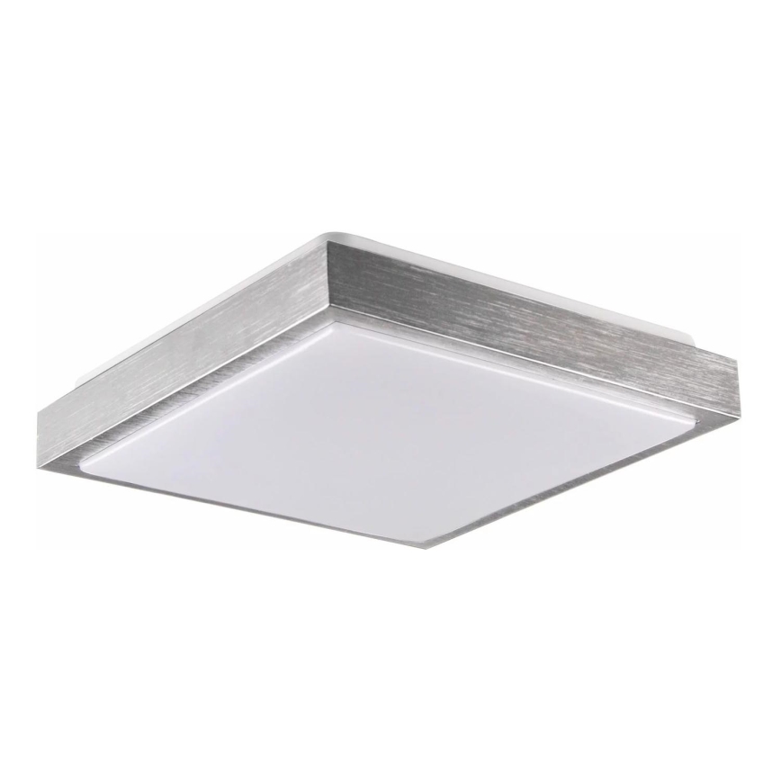 Plafón KAZIMIERZ 2xE27/20W/230V 29,5x29,5 cm plata