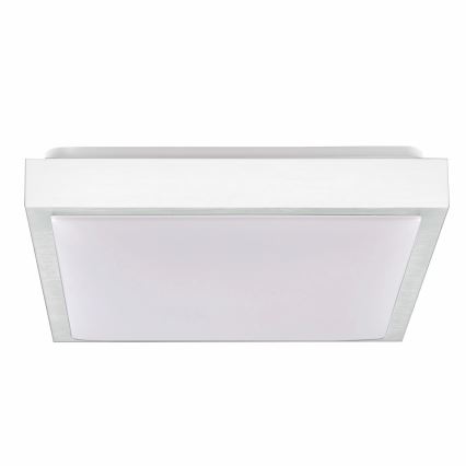 Plafón KAZIMIERZ 2xE27/20W/230V 29,5x29,5 cm plata