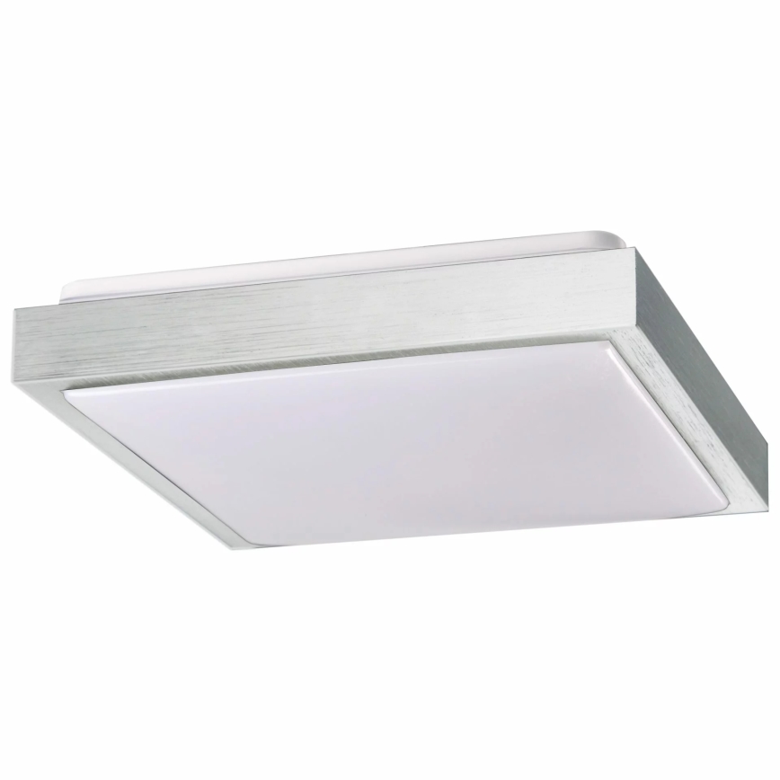 Plafón KAZIMIERZ 2xE27/20W/230V 29,5x29,5 cm plata