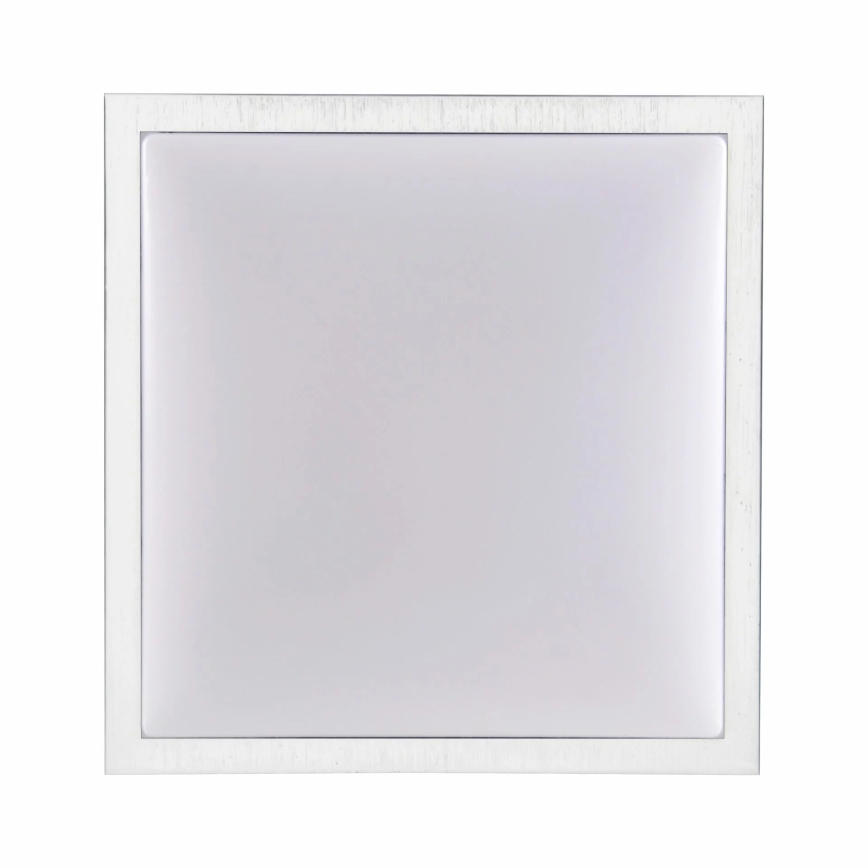 Plafón KAZIMIERZ 2xE27/20W/230V 29,5x29,5 cm plata