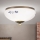 Plafón LANDHAUS 1xE27/60W/230V diá. 21 cm bronce/blanco