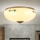 Plafón LANDHAUS 2xE27/60W/230V diá. 28 cm bronce/beige