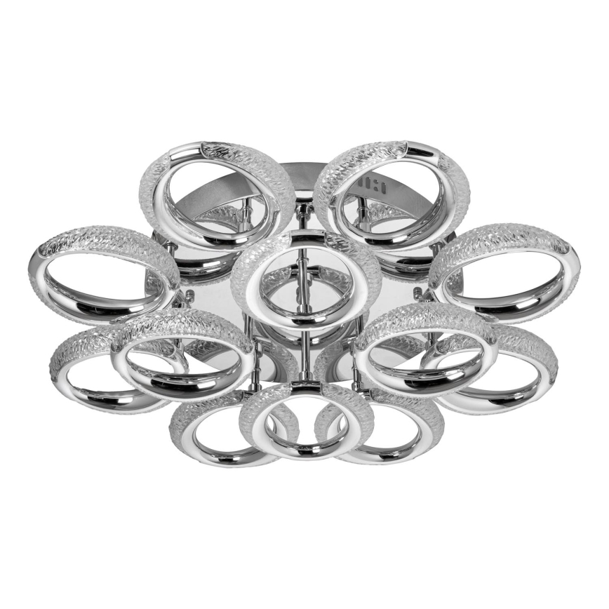 Plafón LED 12xLED/14W/230V 3000-5000K diá. 60 cm cromo brillante
