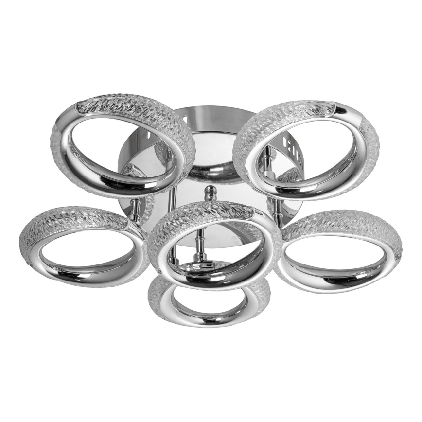 Plafón LED 6xLED/14W/230V 3000-5000K diá. 46 cm cromo brillante