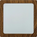 Plafón LED BLOCK LED/12W/230V 4200K 16,3x16,3 cm marrón