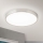 Plafón LED BULLY LED/28W/230V diá. 28 cm cromo mate