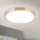 Plafón LED BULLY LED/28W/230V diá. 28 cm dorado