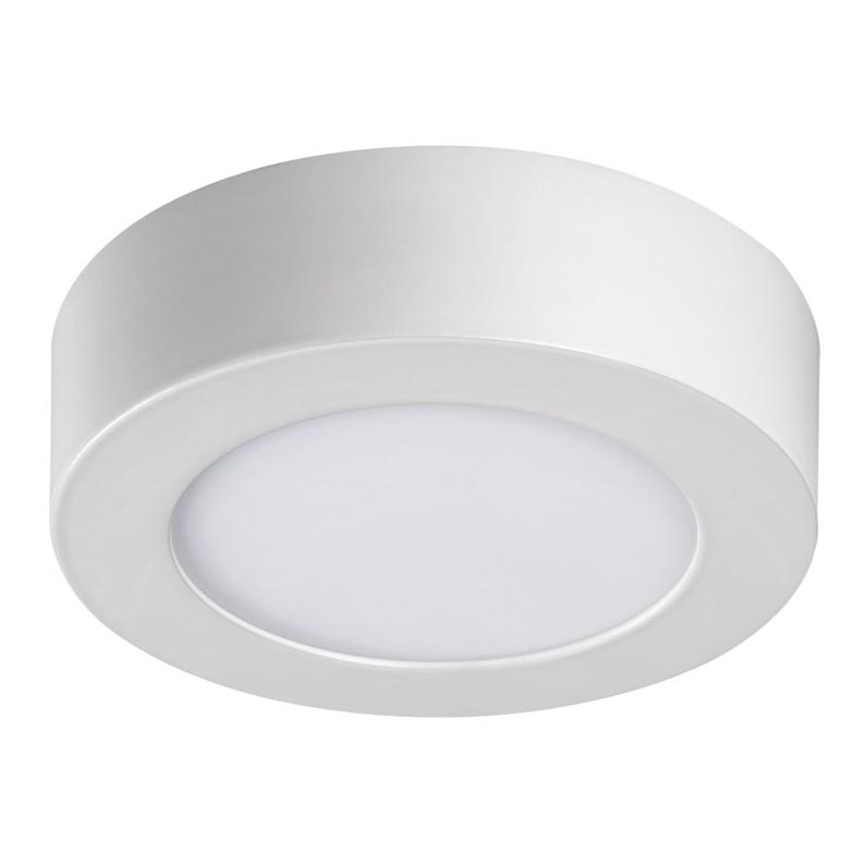 Plafón LED CARSA LED/6W/230V 4000K blanco d. 11,9 cm