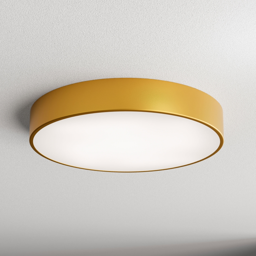 Plafón LED CLEO LED/69W/230V 3000K diá. 50 cm dorado