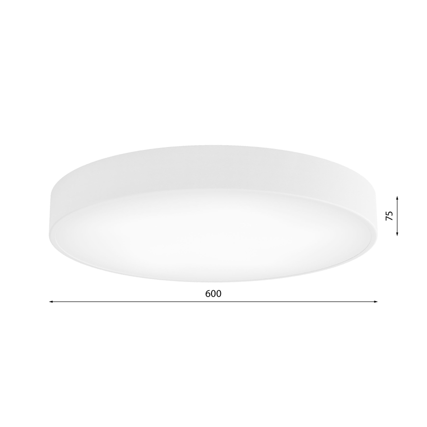 Plafón LED CLEO LED/69W/230V 4000K diá. 60 cm blanco