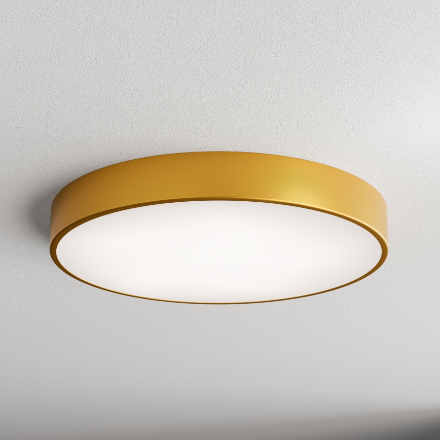 Plafón LED CLEO LED/69W/230V 4000K diá. 60 cm dorado