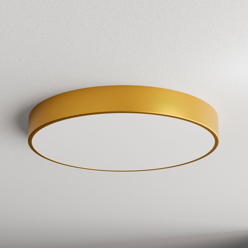 Plafón LED CLEO LED/69W/230V 4000K diá. 60 cm dorado