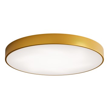 Plafón LED CLEO LED/96W/230V 3000K diá. 80 cm dorado