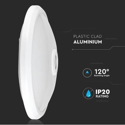 Plafón LED con sensor LED/12W/230V 4000K