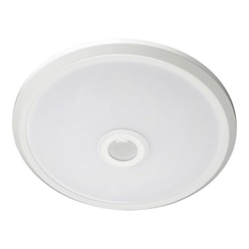 Plafón LED con sensor SAMSUNG CHIP LED/12W/230V 3000/4000/6000K diá. 29 cm blanco