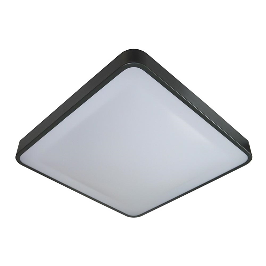 Plafón LED con sensor WILTON LED/24W/230V 37,5x37,5 cm antracita