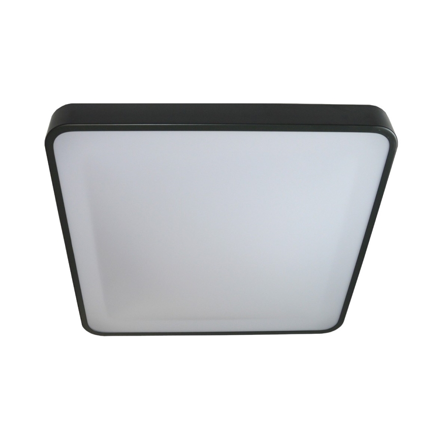 Plafón LED con sensor WILTON LED/24W/230V 37,5x37,5 cm antracita
