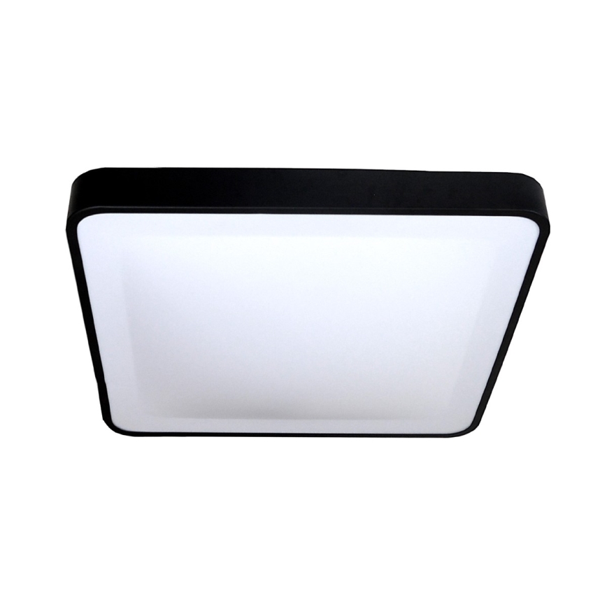 Plafón LED con sensor WILTON LED/24W/230V 37,5x37,5 cm negro