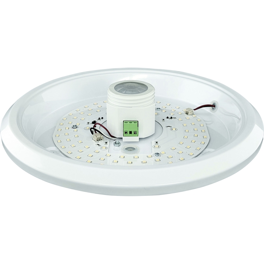 Plafón LED con sensor y módulo de emergencia MANA LED/12W/230V 4000K