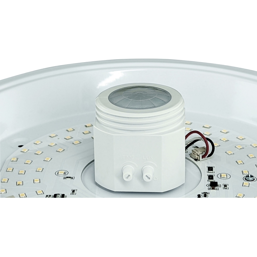 Plafón LED con sensor y módulo de emergencia MANA LED/12W/230V 4000K