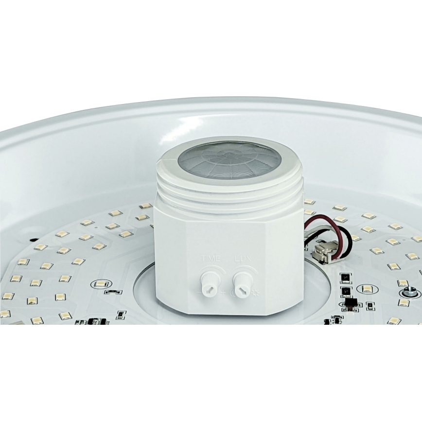 Plafón LED con sensor y módulo de emergencia MANA LED/16W/230V 4000K