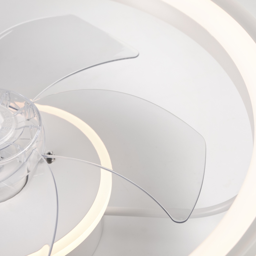 LED Plafón regulable con ventilador FARGO LED/37W/230V blanco + control remoto