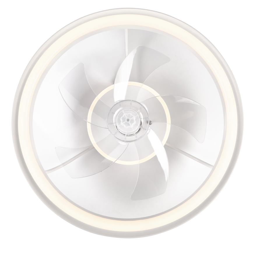 LED Plafón regulable con ventilador FARGO LED/37W/230V blanco + control remoto